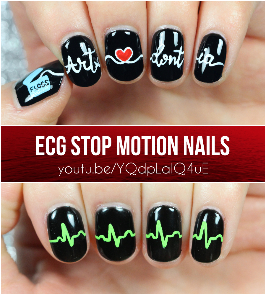 Do these nails make YOUR heart beat?? 😍❤️ #glitternails #heartnails ... |  TikTok