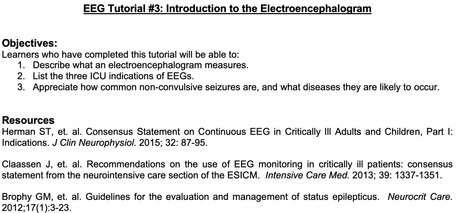 EEF TUTORIALS 